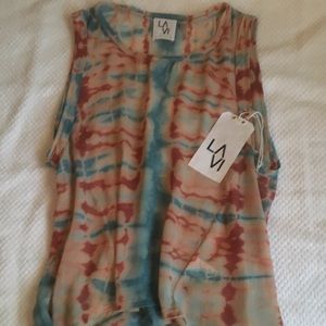 LA VI sleeves blouse; new w/tags